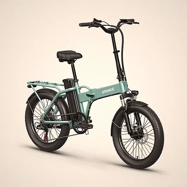 1000W Peak 48V Folding Electric Bike, 20" Fat Tire 70 Miles Range Ebike 28MPH