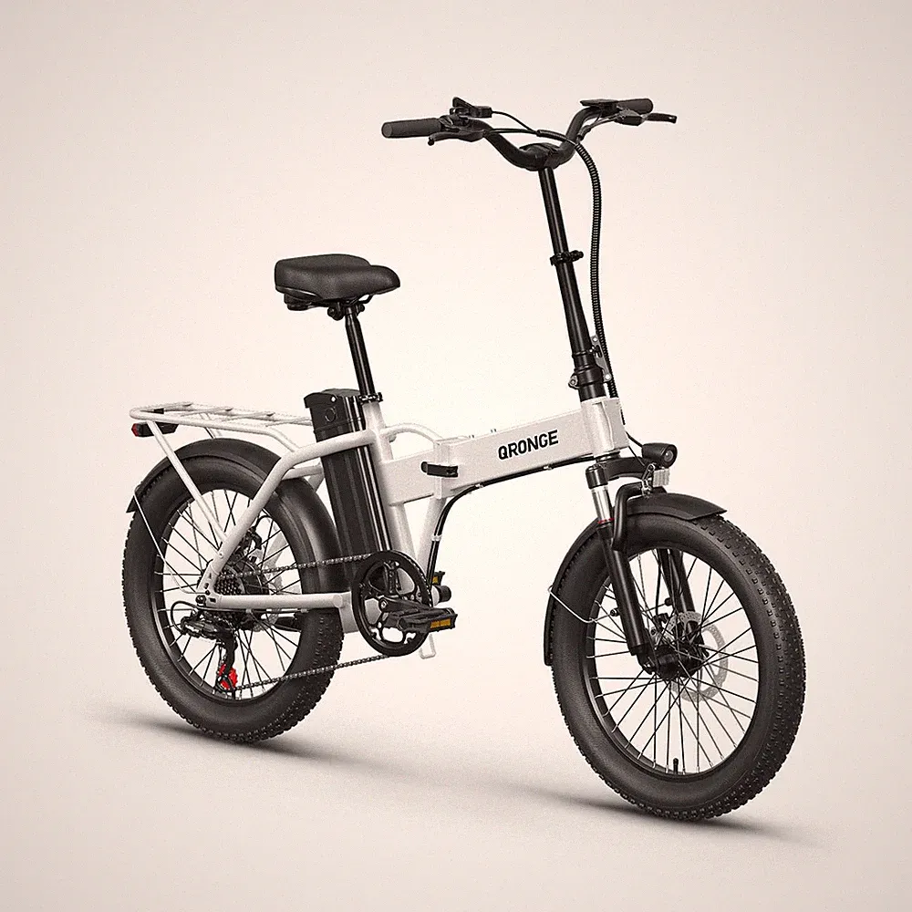 1000W Peak Electric Bike, 20" Fat Tire 70 Miles Range Folding Ebike 28MPH Max