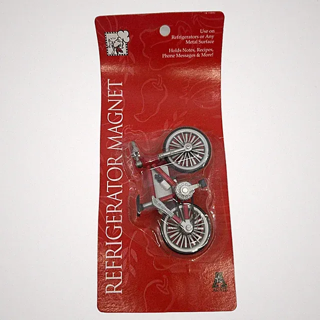 ACME Refrigerator Magnet Fixed Gear Bicycle Water Bottle Vintage New Selaed