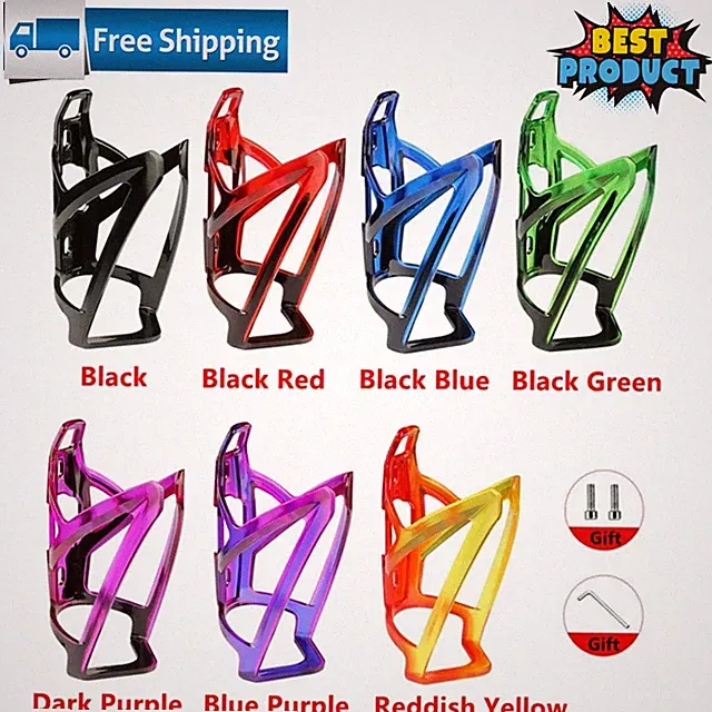 Bicycle Water Bottle Cages Durable Lightweight with Installation Screws & Tools