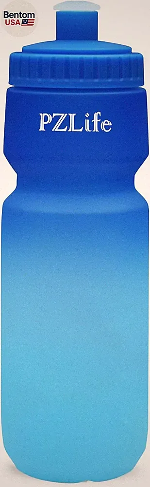 Bike Water Bottle 24Oz, Cycling Squeeze Bottle BPA Free, W/Pull Top Lid, Leak Pr