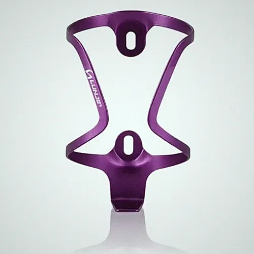 Bike Water Bottle Holder: Ultra-Light Bicycle Bottle Cages with Screws, PURPLE