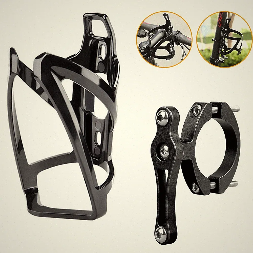 Electric Scooter Water Bottle Holder with Adapter Base Bicycle Water Bottle Cage