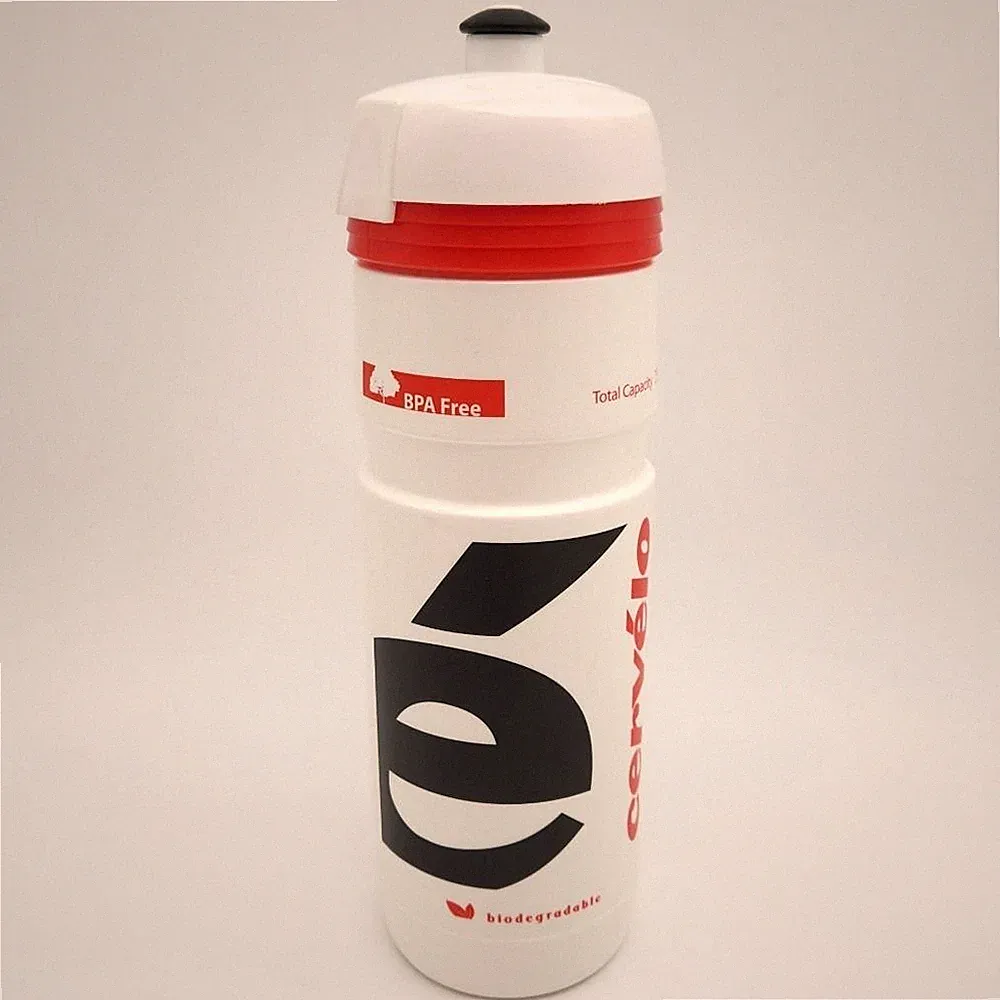 Elite Cervelo 750ml Team Triathlon Bicycle Water Bottle Pro White OPEN PACKAGE