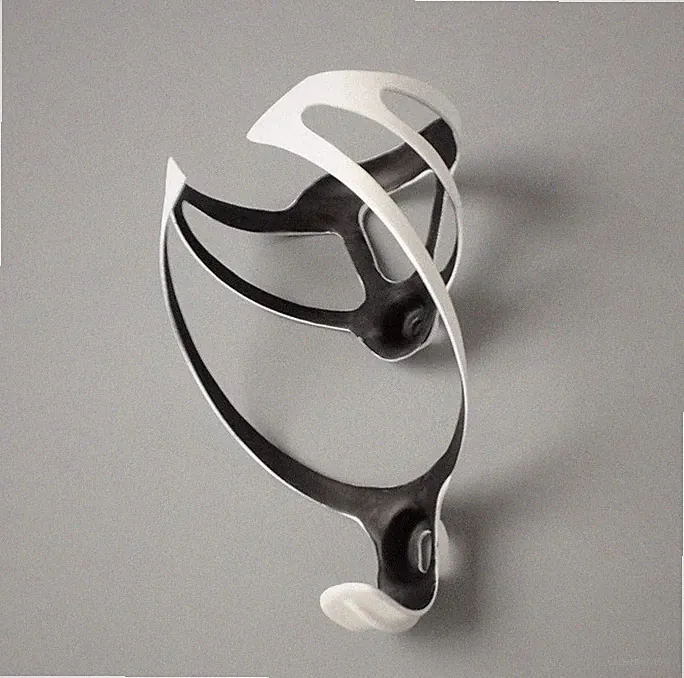 MTB Mountain Road Bike Bicycle Water Bottle Holder Rack Cage Carbon Fiber White