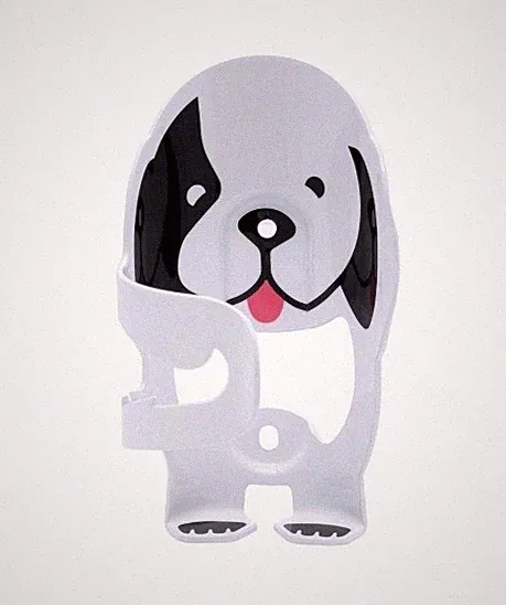 Portland Design Works Very Good Dog Water Bottle Cage: White