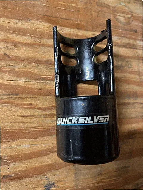 QUICKSILVER BMX Bike Water Bottle Cage Black Lightweight Holder for Bicycle