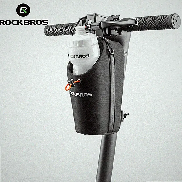 ROCKBROS Bike 1.5L Handlebar Bag Scooter Bag Waterproof Bicycle Water Bottle Bag