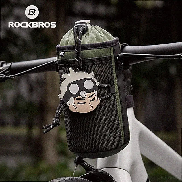 ROCKBROS Bike Water Bottle Carrier Bag Camping Insulated Bottle Portable Travel