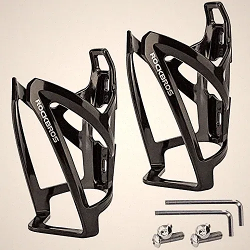 ROCKBROS Bike Water Bottle Holder Ultra-Light Bicycle Bottle Cages with Screws