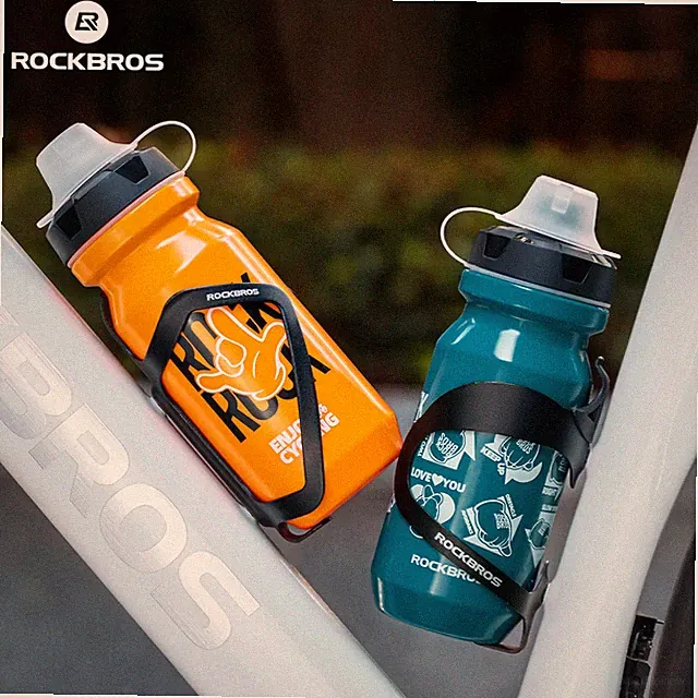 ROCKBROS Bike Water Bottle Insulated Squeeze Bicycle Bottles BPA Free 600/750ML