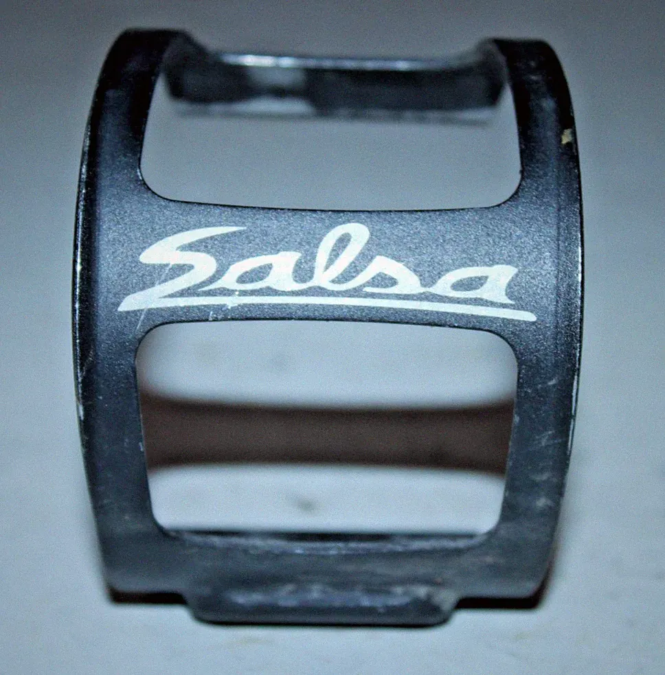 Salsa Bicycle Bottle Cage Flat Black Aluminum Commuter Cafe Java Gravel Touring~