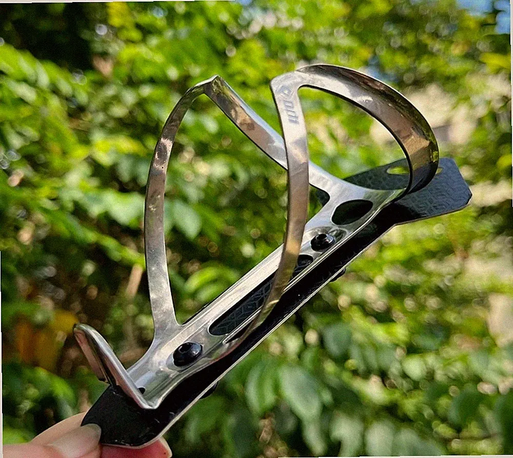 SwishTi Titanium Bottle Cage 27g Super Light MTB Gravel Cycling Water Holder