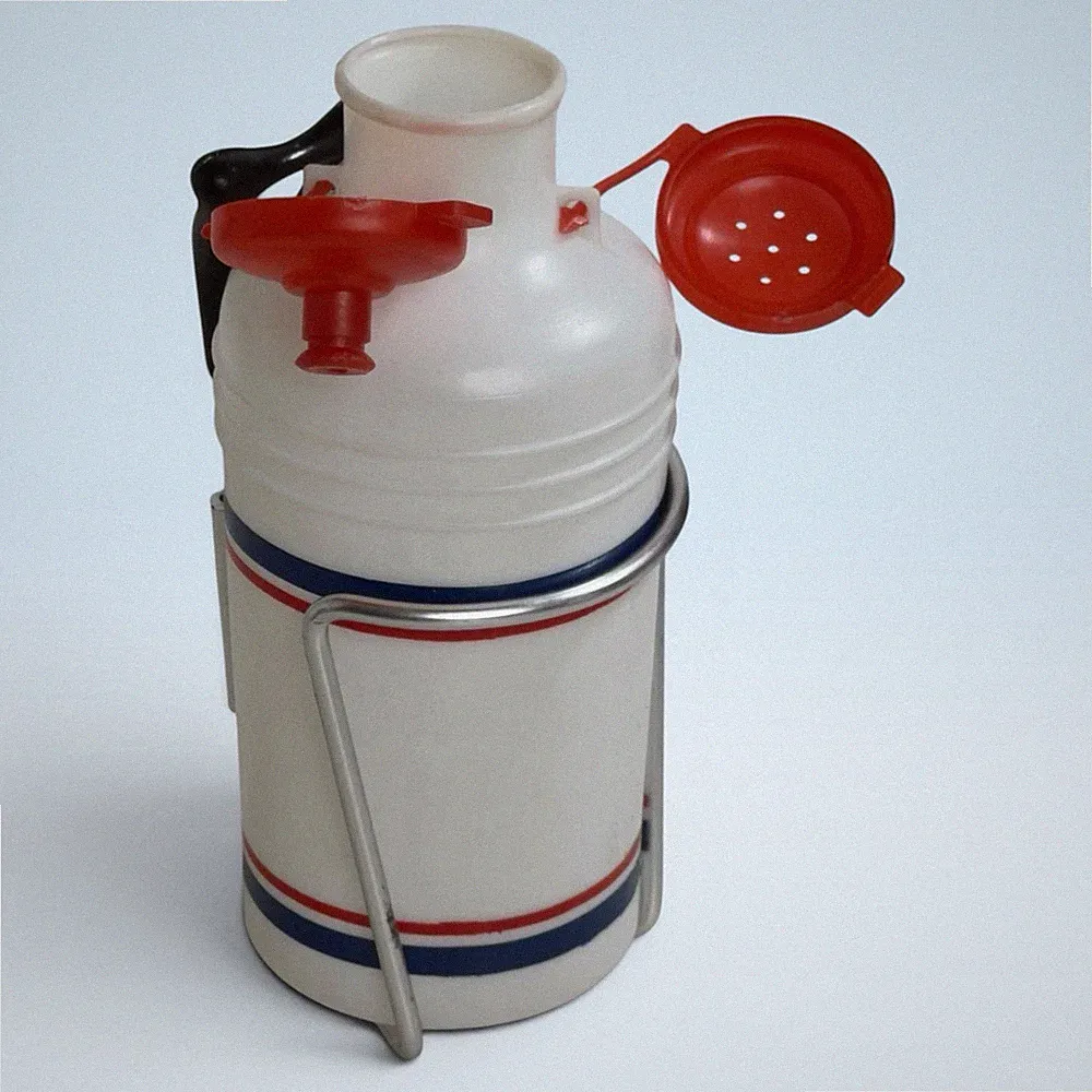 Vintage Nip Cycle Products Bicycle Water Bottle O.M.A.S Alloy Cage MADE IN ITALY
