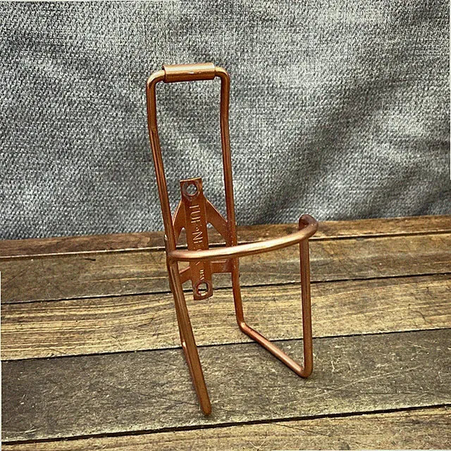 Vintage Tuf-Neck USA Bicycle Water Bottle Cage Copper Alloy Holder MTB BMX